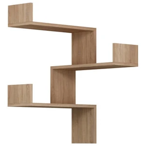 Dmora Etagère effet bois beige 60x90h60 cm pas cher