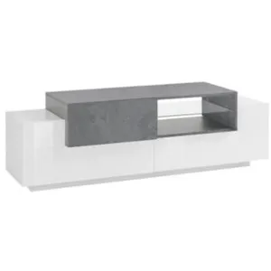 Dmora Meuble TV de salon, Made in Italy, Meuble TV avec 3 portes, 160x... pas cher