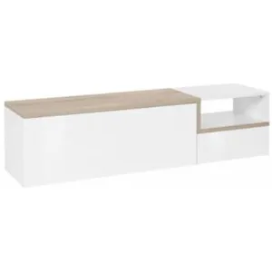 Dmora Meuble TV de salon, Made in Italy, Meuble TV 2 portes, Meuble TV... pas cher