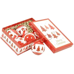 Dmora Décoration de Noël rouge 24x8 cm pas cher