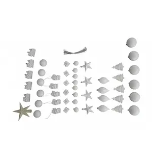 Dmora Décoration de Noël blanc 32x19 cm pas cher