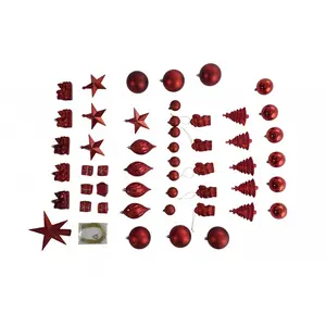 Dmora Décoration de Noël rouge 32x19 cm pas cher