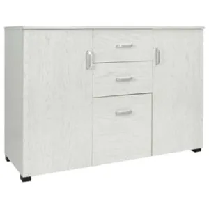 DMORA Buffet Benidorm, 120x40h82,5 cm, gris pas cher