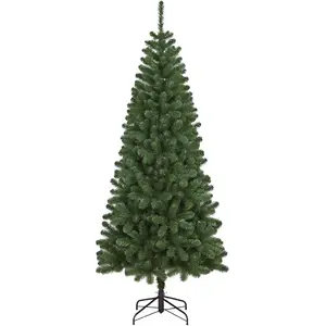 DMORA Sapin de Noël 240 cm Comet, Pin artificiel, Arbre à effet réel, Sapin de Noël, 109x109 h240 cm, Vert pas cher