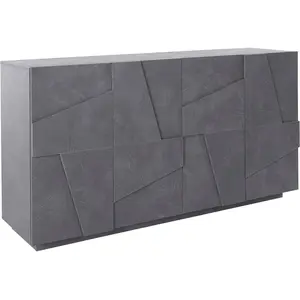 Dmora - Buffet Dlanzar Ardoise 162.4x44.2h86 cm
