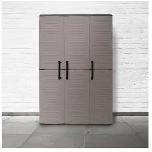 Comparateur de prix : Armoire d extérieur Daltinie - Dmora - En PVC - Gris, noir 102x37h163 ...