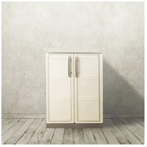 Dmora - Armoire polyvalente extérieure ou interne, armoire basse avec 2 portes et 1 étagère en polypropylène, 100% Made in Italy, 70x39h86 cm,Vendu paramazon