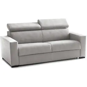 Comparateur de prix : Canapé lit 2 places en tissu gris 200x95h85 cm