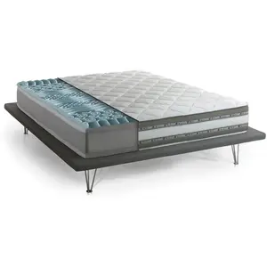 Talamo Italia Matelas simple en mousse à mémoire de forme blanc 80x200 cm pas cher