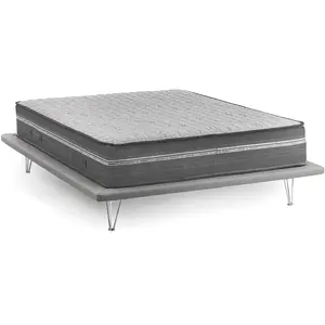 Talamo Italia Matelas double en Memory Foam blanc 160x200 cm pas cher