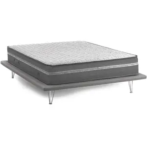 Talamo Italia Matelas demi-carré en mousse à mémoire de forme blanc 120x190 cm pas cher