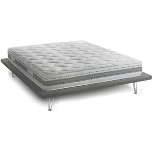 Talamo Italia Matelas simple en mousse à mémoire de forme blanc 80x190 cm pas cher