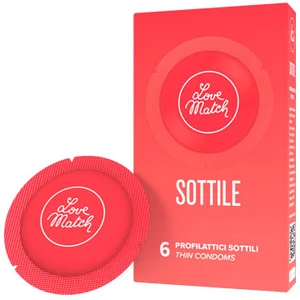 Comparateur de prix : 6 Préservatifs fins Love Match