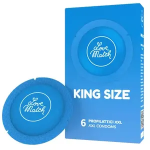 Love Match Préservatif King Size 6uts pas cher