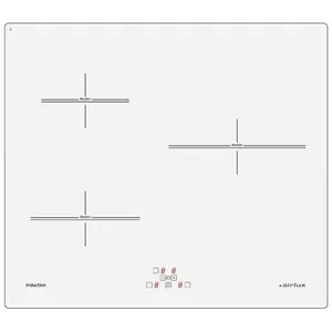 Airlux Plaque induction Airlux ATID632WHN Blanc pas cher