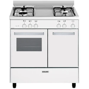 Comparateur de prix : Glem - cuisinière gaz 49l 4 feux blanc ga85pmwh - ga85pmwh