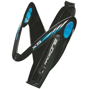 SACCON Support de bouteille X5 en polycarbonate GEL Noir/Bleu, 35g, Finition Brillante