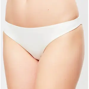 La Perla - Bas de maillot taille basse Beach Escape ivoire 40 pas cher