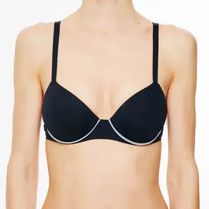 La Perla - Haut de maillot de bain Wired noir T.38/C pas cher