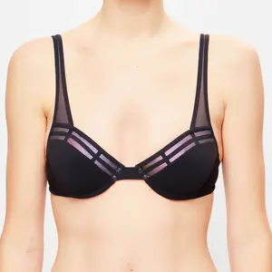 La Perla - Haut de maillot Mirage noir T.38/D pas cher
