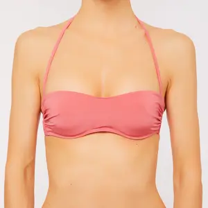 La Perla - Haut de maillot bandeau Eva rose T.38/B pas cher