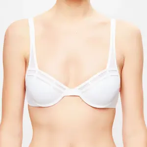La Perla - Haut de maillot  Mirage blanc T.38/C pas cher