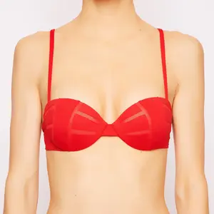 La Perla - Haut de Maillot Dunes rouge T.38/D pas cher