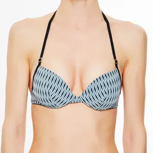 La Perla - Haut de maillot de bain (taille petit) push-up Eva bleu cla... pas cher