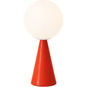 Fontana Arte - Lampe de table Bilia - Rouge - Verre soufflé satiné - D...Vendu parmade-in-design