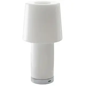 Fontana Arte - Lampe extérieur sans fil rechargeable Cameo - Blanc - M...Vendu parmade-in-design