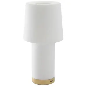 Fontana Arte - Lampe extérieur sans fil rechargeable Cameo - Blanc - M...Vendu parmade-in-design