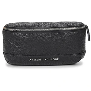 Armani Exchange Pebble Waist Bag, Sac Banane Homme, Noir, Taille Unique pas cher