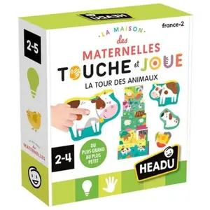 Non communiqué Jeux de Société La maison des Maternelles - La tour Logique des bébés Animaux pas cher