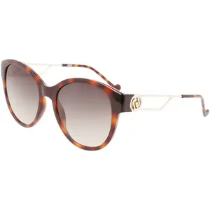 Lunettes de soleil - Liu Jo - LJ762SR-240 - Ovale - Doré - Protection UV 100% pas cher