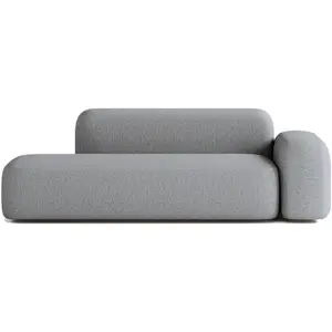 ATIO Canapé 2/3 Places en Tissu Gris Foncé pas cher