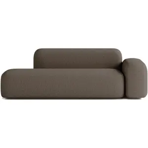 ATIO Canapé 2/3 Places en Tissu Marron pas cher