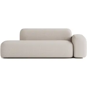 ATIO Canapé 2/3 Places en Tissu Beige pas cher