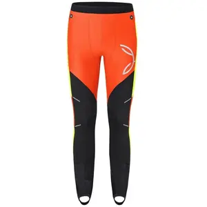 Pantalon long Montura Slick 2 orange foncé noir - M pas cher