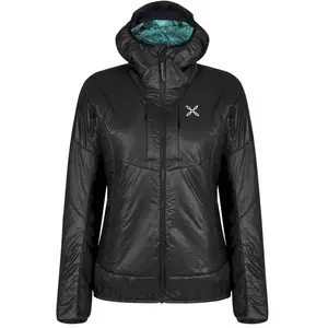 Comparateur de prix : Montura Force Primaloft Jacket - Doudoune femme Black / Turquoise L