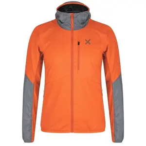Montura - Alpha Evo Jacket - Doudoune homme Orange / Mid Grey - XL pas cher