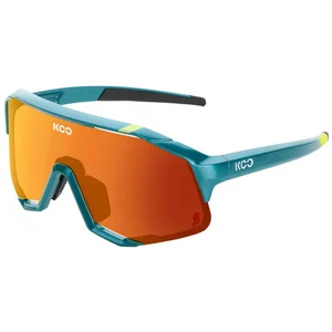 Lunettes KOO Demos turquoise avec verre miroir rougeVendu parbikeinn
