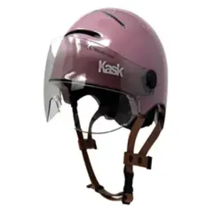 Comparateur de prix : Casque de vélo urbain avec visière Kask 4 aérations Taille L Rose