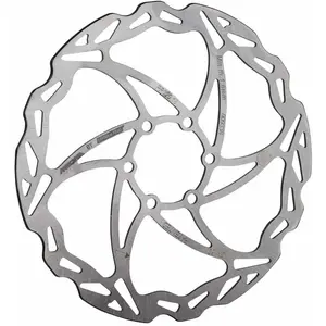 Disque de frein miche vtt 6 tr 160 mm argent pas cher
