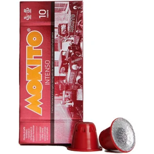 Capsules de café compatibles avec Nespresso® Mokito Intenso, 10 pièces...