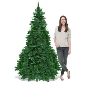 Frankystar Dancer - Sapin de Noël en PVC diamètre 110 x 210H cm, 1500 branches pas cher