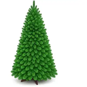 Frankystar Dasher - Sapin de Noël en PVC diamètre 125 x 240H cm, 1550 branches pas cher