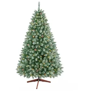 FRANKYSTAR Comet - Sapin De Noël Avec Lumières Led Et Pommes De Pin Ø1... pas cher