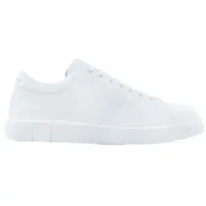Comparateur de prix : Armani Exchange Baskets Basiques pour Homme, avec Logo élargi, Blanc Optique, OP White, 44 EU