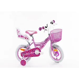 Comparateur de prix : F.LLI SCHIANO SCH PINK LOVE 12", vélo pour enfants, adapté aux enfants de 3 à 5 ans, de 85 à 105 cm, panier, sonnette et porte-enfant, rose