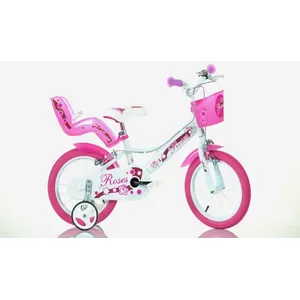Comparateur de prix : SCH Bicyclette Roses vélo Enfant Fille, Blanche, 14